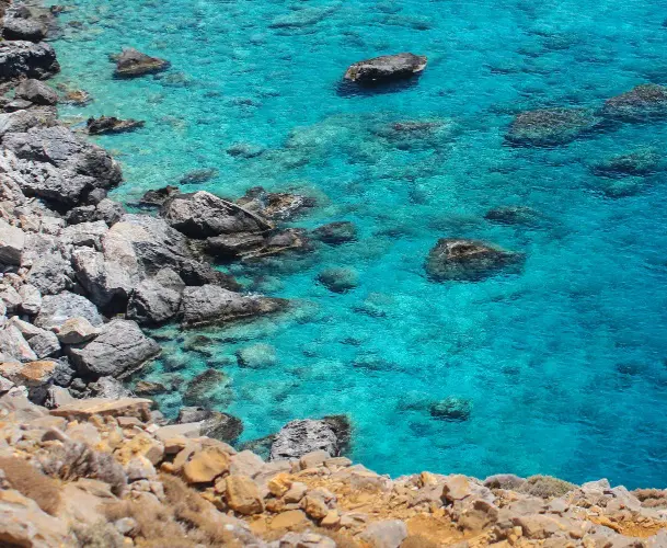 photo d'eau transparente de la côte d'azur